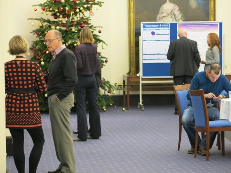 Students with posters