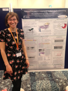 Vasiliki Paraskevopoulou wins a prize for her poster